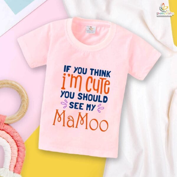 If You Think I’m Cute, You Should See My Mama & Maami – Funny Matching Family T-Shirts for Babies, Toddlers & Women | Babywish - Image 3