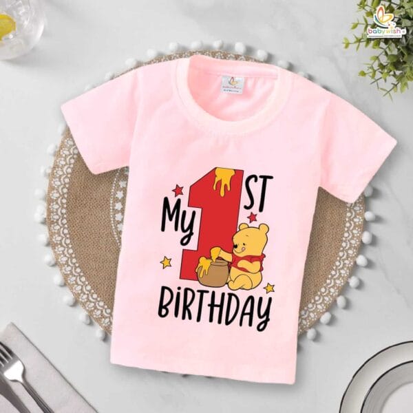 My First Birthday T-Shirt – Cute 1st Birthday Shirt for Baby Boys & Girls | Adorable Birthday Outfit for Infants by Babywish - Image 3