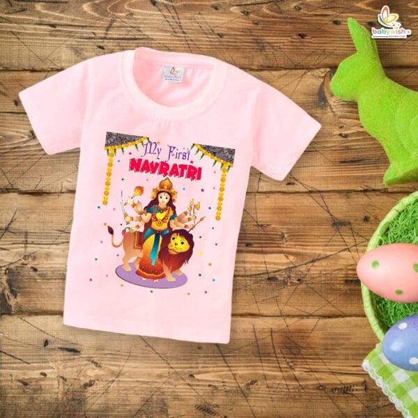 Babywish Baby Navratri T-shirt My First Dussehra My First Navratri - Image 3