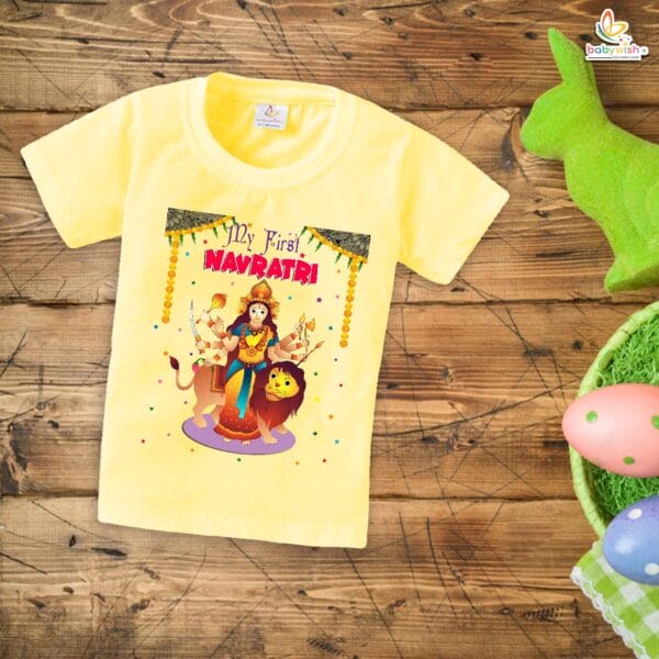 Babywish Baby Navratri T-shirt My First Dussehra My First Navratri - Image 4