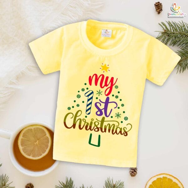 Babywish Christmas T-shirt My First Christmas T-shirt My First Christmas Star - Image 4