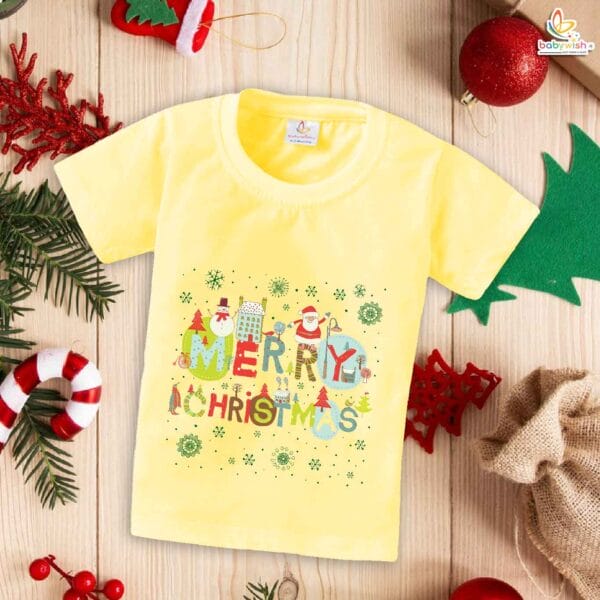 Babywish Christmas T-shirt My First Christmas T-shirt Merry Christmas With Santa - Image 4