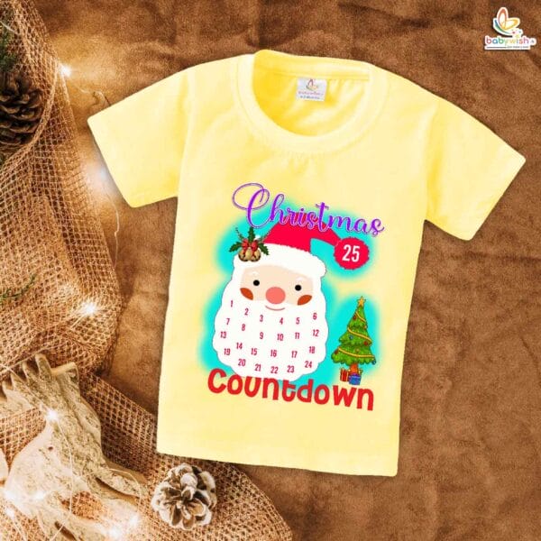 Babywish Christmas T-shirt My First Christmas T-shirt Christmas Day Countdown - Image 4
