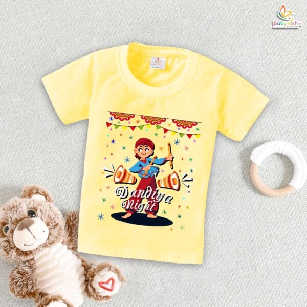 Babywish Baby Navratri T-shirt My First Dussehra Dandiya Night in Navratri - Image 4