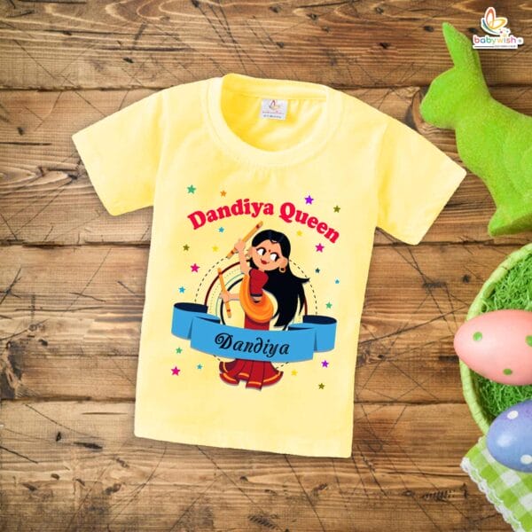 Babywish Baby Navratri T-shirt My First Dussehra Dandiya Queen - Image 4