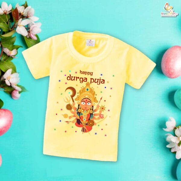 Babywish Baby Navratri T-shirt My First Dussehra Happy Durga Puja - Image 4