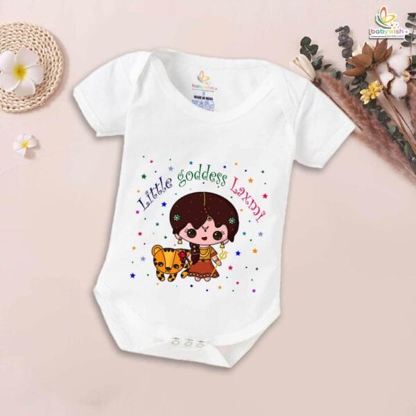 Babywish Baby Navratri Romper Bodysuit My First Dussehra Little Goddess - Image 5