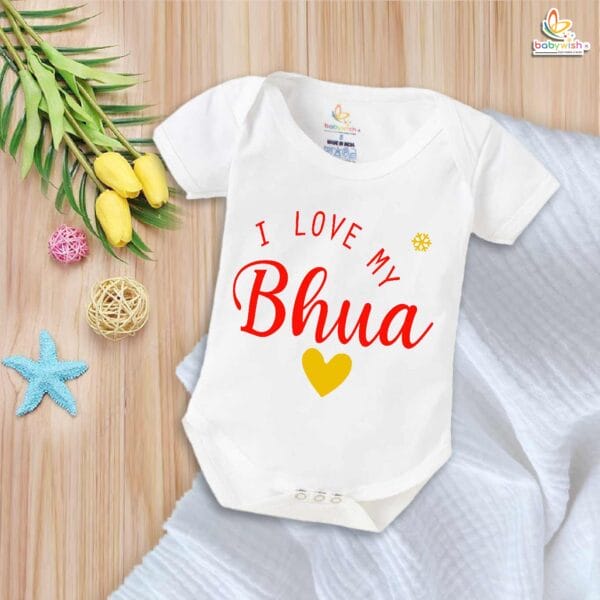 I Love My Bua Romper – Bua Bodysuit for Baby – Cute Baby Clothes for Auntie’s Little One – Soft Cotton Infant Outfit – Babywish - Image 5