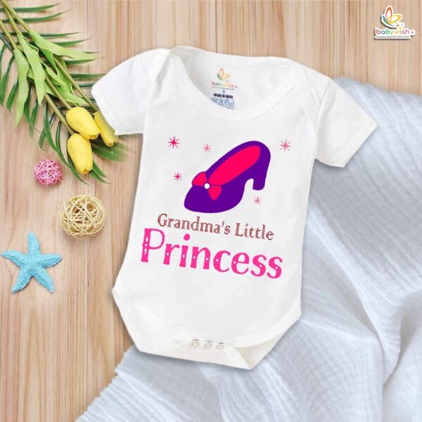 Grandma's Little Princess – Cute Grandmother Romper & Bodysuit for Babies | Perfect Gift for Newborn Girls | Babywish - Image 5