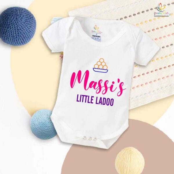 Masi Little Ladoo – Maasi Romper & Bodysuit for Babies | Cute Baby Clothes for Maasi | Babywish - Image 5