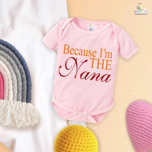 I’m the Nana (Grandpa) – Cute Baby Romper for Grandfathers | Newborn Outfit for Grandparent Bonding | Babywish - Image 4