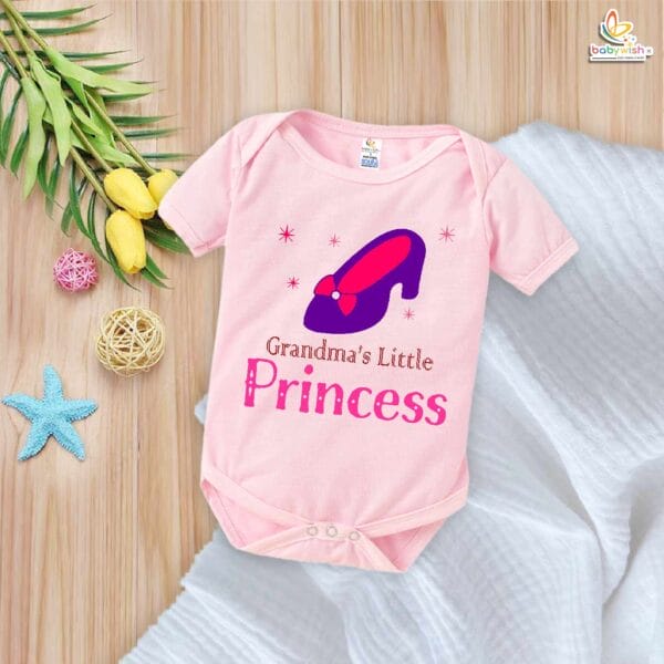 Grandma's Little Princess – Cute Grandmother Romper & Bodysuit for Babies | Perfect Gift for Newborn Girls | Babywish - Image 4