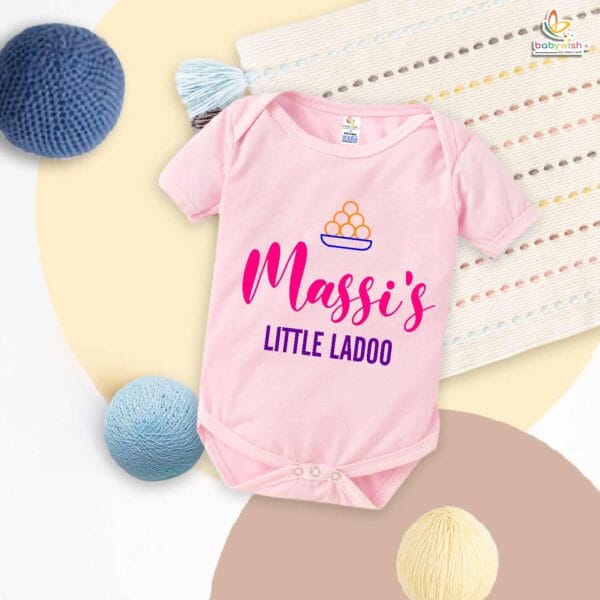 Masi Little Ladoo – Maasi Romper & Bodysuit for Babies | Cute Baby Clothes for Maasi | Babywish - Image 4