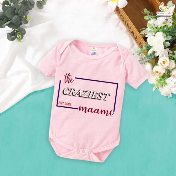 The Craziest Maami – Funny Baby Romper & Bodysuit for Newborns and Infants | Mama & Maami Baby Clothes | Babywish - Image 4