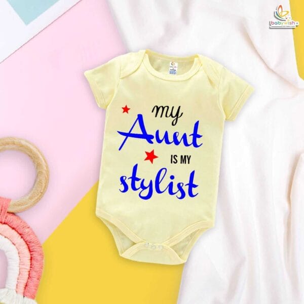 My Stylist Aunties – Maasi Romper & Bodysuit for Babies | Cute Baby Clothes for Maasi | Babywish - Image 3