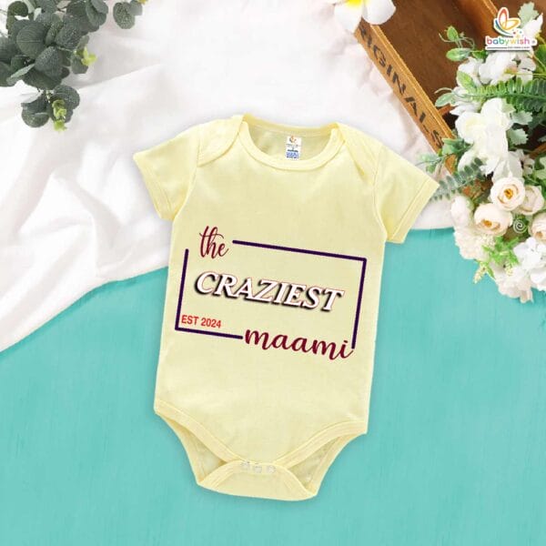 The Craziest Maami – Funny Baby Romper & Bodysuit for Newborns and Infants | Mama & Maami Baby Clothes | Babywish - Image 3