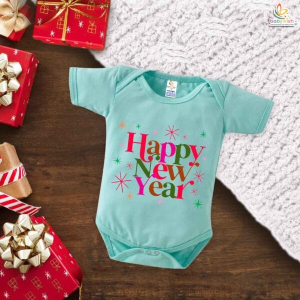 Babywish New Year Romper Clothes My First New Year Bodysuits Happy New Year to All - Image 2