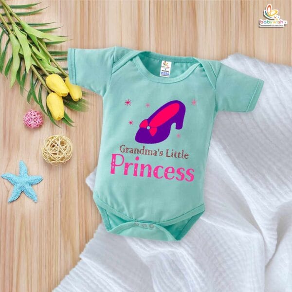 Grandma's Little Princess – Cute Grandmother Romper & Bodysuit for Babies | Perfect Gift for Newborn Girls | Babywish - Image 2