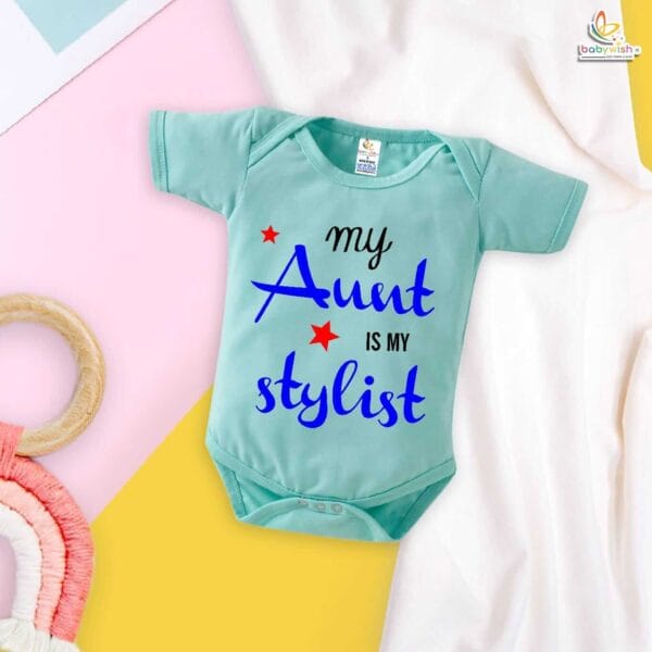 My Stylist Aunties – Maasi Romper & Bodysuit for Babies | Cute Baby Clothes for Maasi | Babywish - Image 2