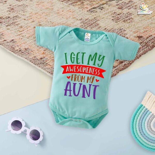 I Get My Aunt – Maasi Romper & Bodysuit for Babies | Cute Baby Clothes for Maasi | Babywish - Image 2