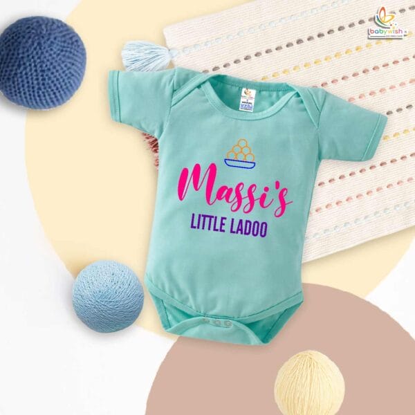 Masi Little Ladoo – Maasi Romper & Bodysuit for Babies | Cute Baby Clothes for Maasi | Babywish - Image 2