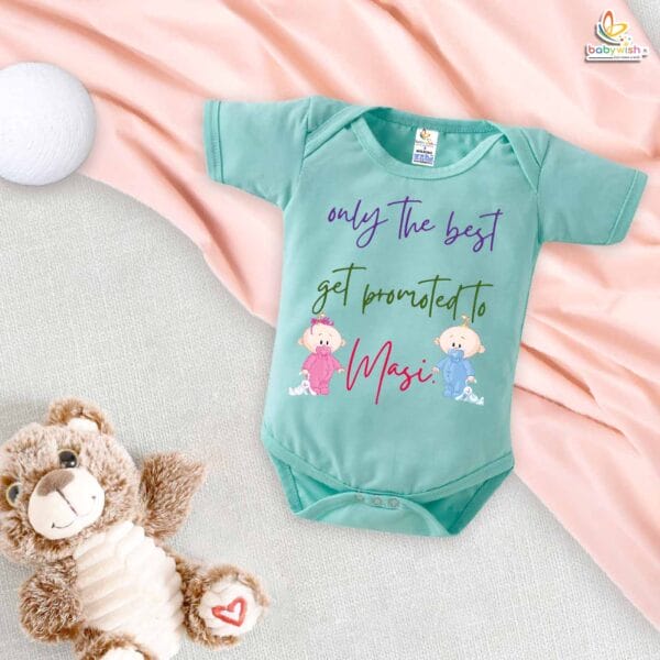 Only the Best Get Promoted to Masi – Maasi Romper & Bodysuit for Babies | Cute Baby Clothes for Maasi | Babywish - Image 2