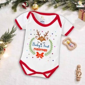 Babywish Christmas Romper Clothes My First Merry Christmas Bodysuits Baby's First Christmas