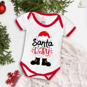 Babywish Christmas Romper Clothes My First Merry Christmas Bodysuits Santa Baby