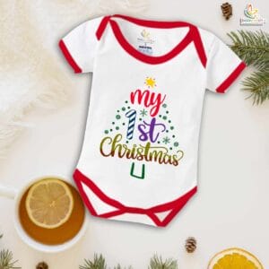 Babywish Christmas Romper Clothes My First Merry Christmas Bodysuits My First Christmas Star