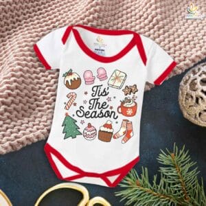 Babywish Christmas Romper Clothes My First Merry Christmas Bodysuits This is Christmas Season