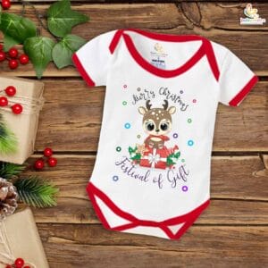 Babywish Christmas Romper Clothes My First Merry Christmas Bodysuits Merry Christmas Festivals Of Gift
