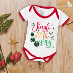 Babywish Christmas Romper Clothes My First Merry Christmas Bodysuits Jingle all The Way