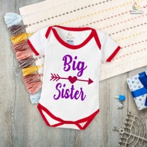 Brother-Sister Matching Rompers | Big Sister Baby Bodysuit | Cute Sibling Outfit Set for Babies & Toddlers | Brother-Sister Clothes | Babywish