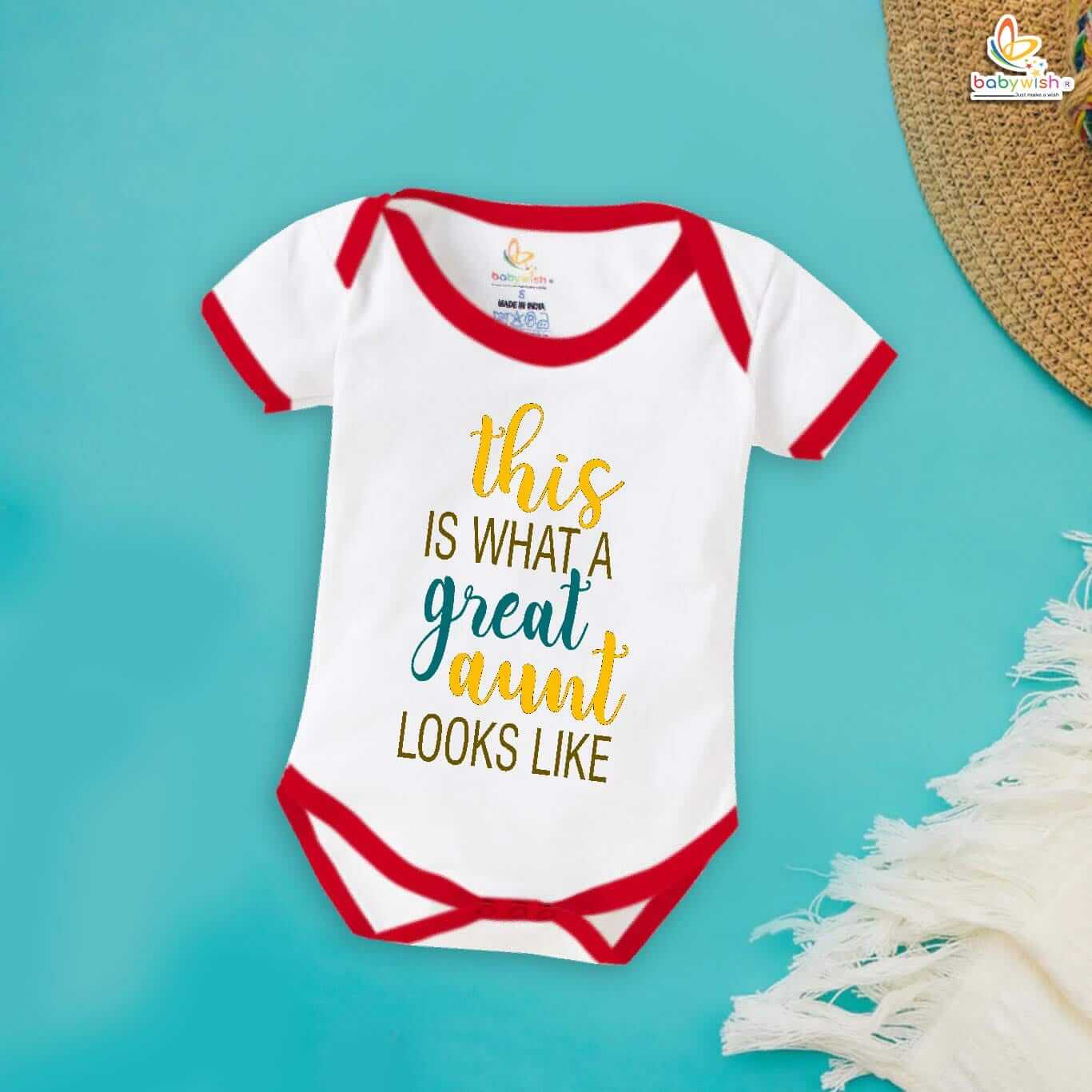 Babywish Bua Romper Clothes Bua Bodysuits This is what a great aunt looks like