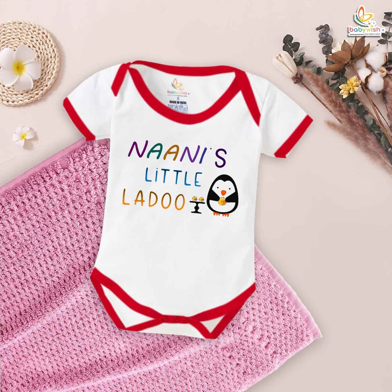 Babywish Naanu & Naani Romper Clothes Naanu & Naani Bodysuits Naani's Little ladoo