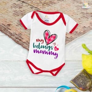 My Love Belongs to Mommy – Cute Mother Romper for Babies | Adorable Baby Bodysuit for Mom | Babywish