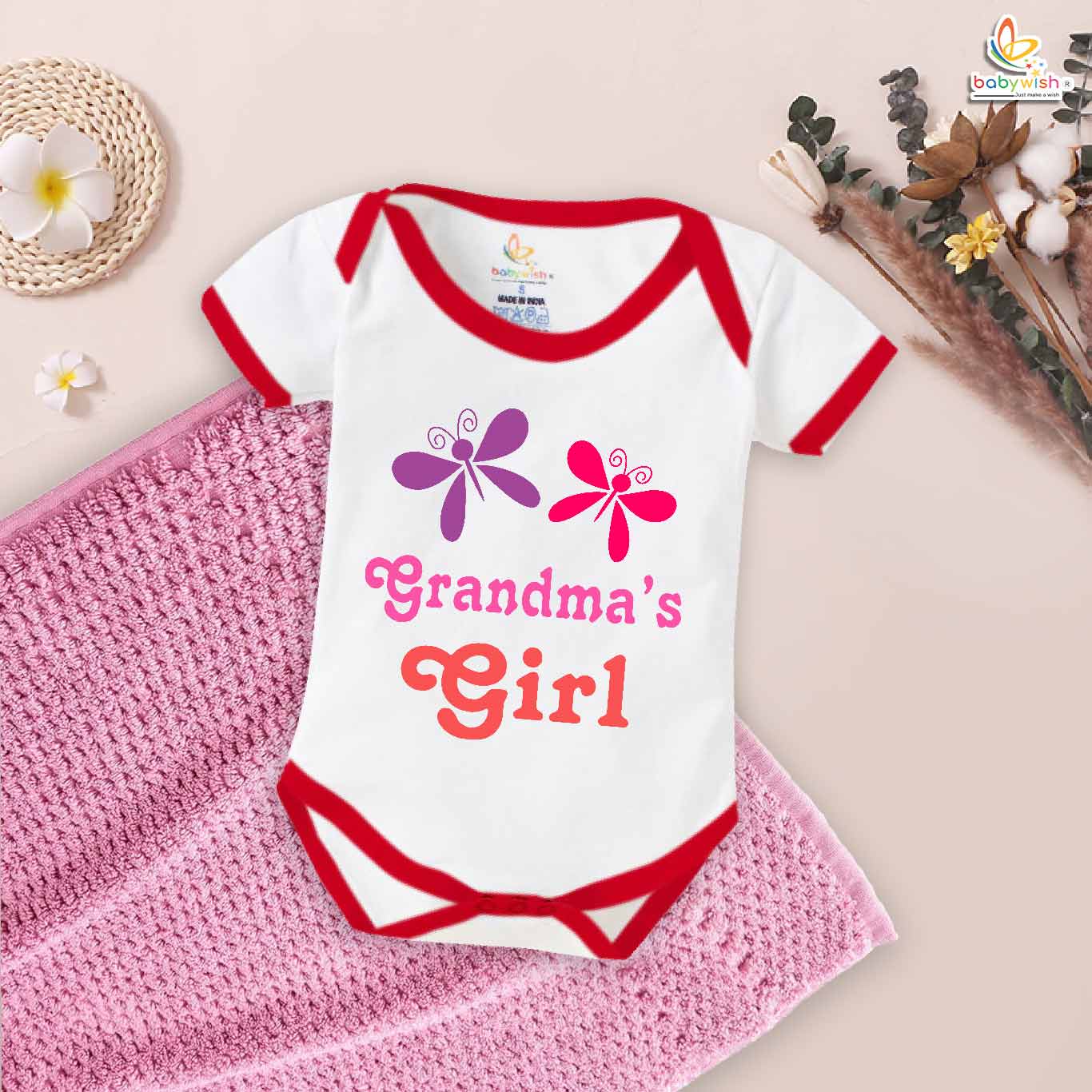 Babywish Grandmother Romper Clothes Grandmother Bodysuits Grandma's Girl