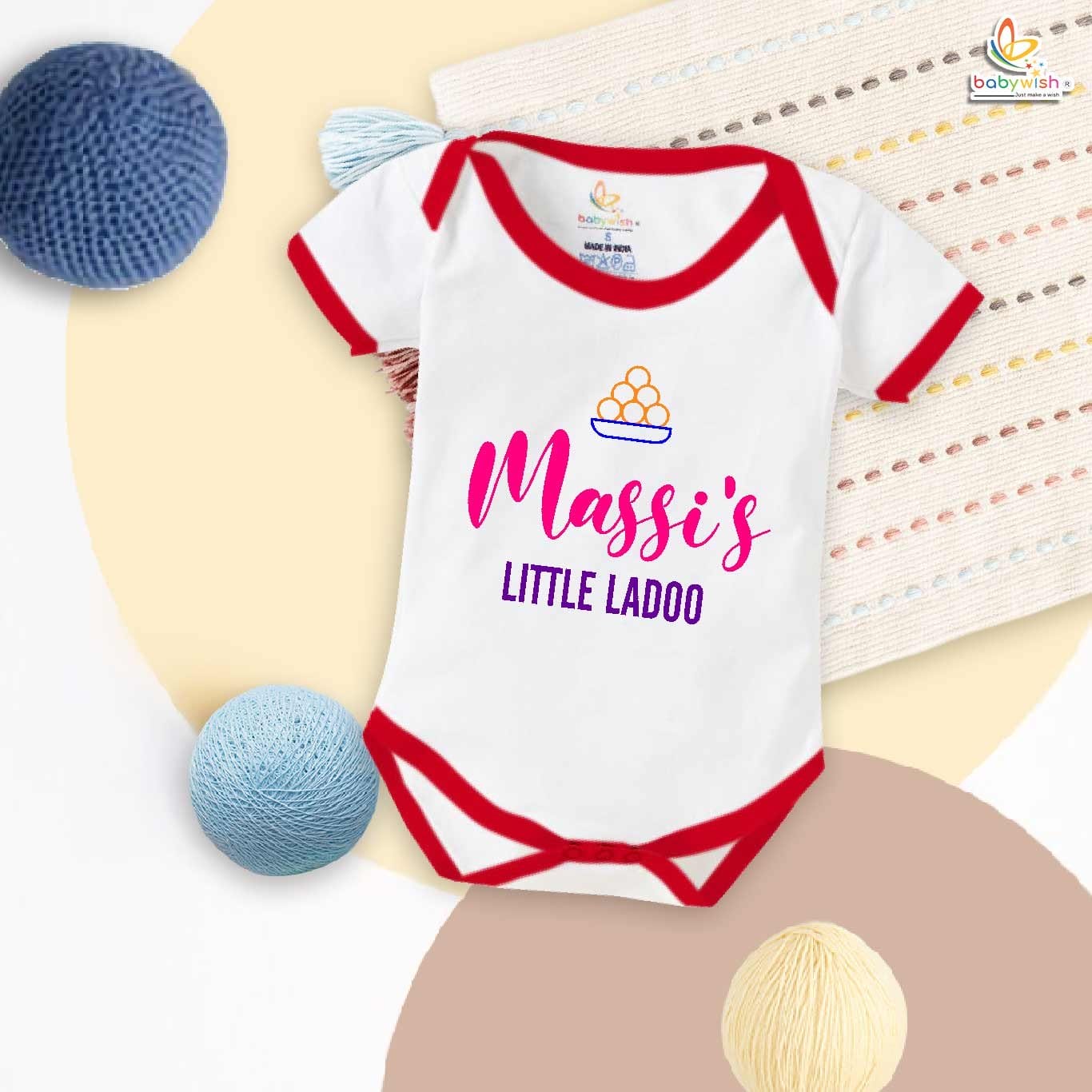 Babywish Maasi Romper Clothes My Maasi Bodysuits MASI LITTLE LADOO