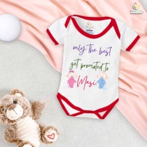 Only the Best Get Promoted to Masi – Maasi Romper & Bodysuit for Babies | Cute Baby Clothes for Maasi | Babywish