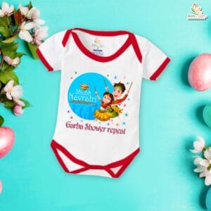 Babywish Baby Navratri Romper Bodysuit My First Dussehra Shubh Navratri