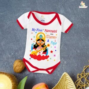 Babywish Baby Navratri Romper Bodysuit My First Dussehra First Navratri