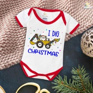 Babywish Christmas Romper Clothes My First Merry Christmas Bodysuits I Dig Christmas Festivals