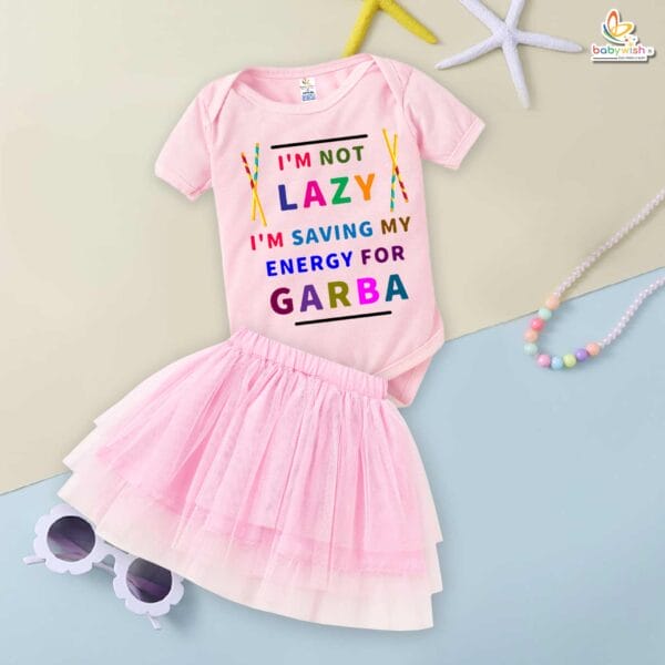 newborn-girls-tutu-skirt-romper-navratri-print-onesies-bodysuits-for-baby-0-to-12-months - Image 5