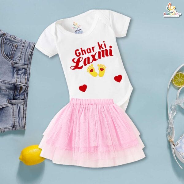 newborn-girls-tutu-skirt-romper-navratri-print-onesies-bodysuits-for-baby-0-to-12-months - Image 4