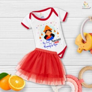 newborn-girls-tutu-skirt-romper-navratri-print-onesies-bodysuits-for-baby-0-to-12-months