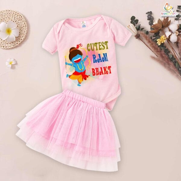 newborn-girls-tutu-skirt-romper-navratri-print-onesies-bodysuits-for-baby-0-to-12-months - Image 5
