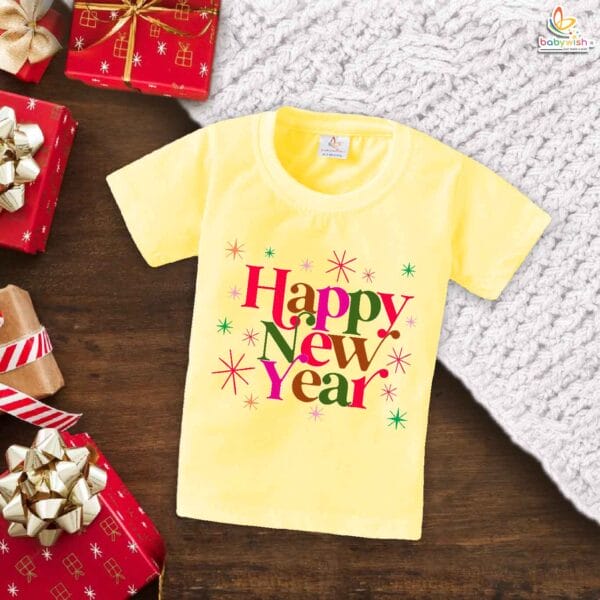 Babywish New Year T-shirt My First New Year T-shirt Happy New Year to All - Image 4
