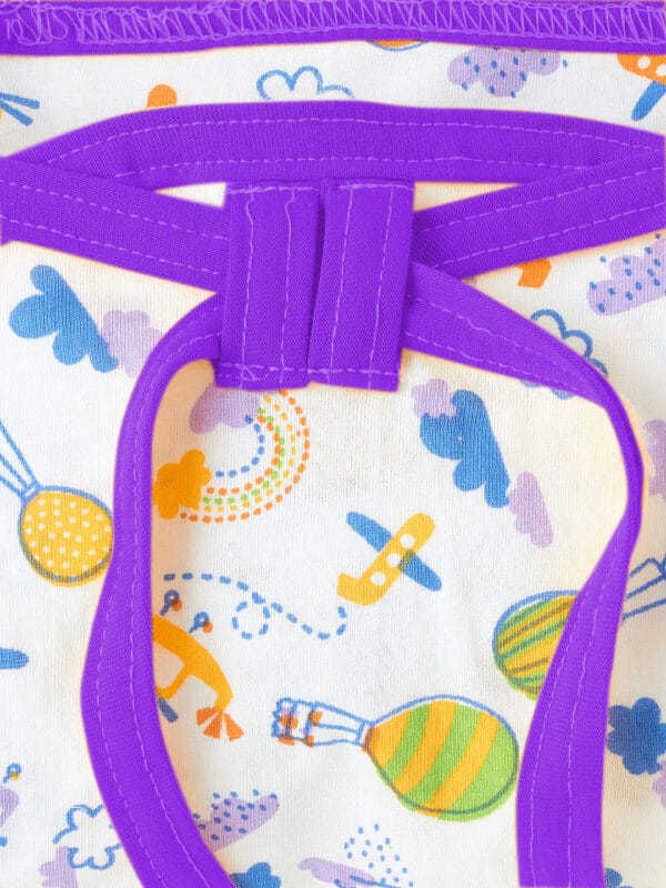Baby Girl Cotton Top with Matching Nappy | Newborn | Babywish - Image 6