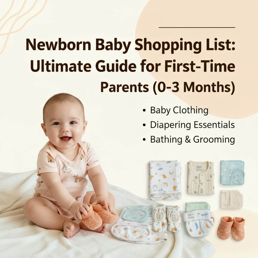 newborn baby shopping list for first-time parents