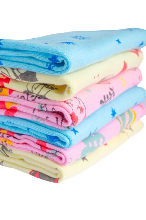 Babywish Washcloth Ultra Soft Multicolor Wipes for Newborn Baby - Image 4